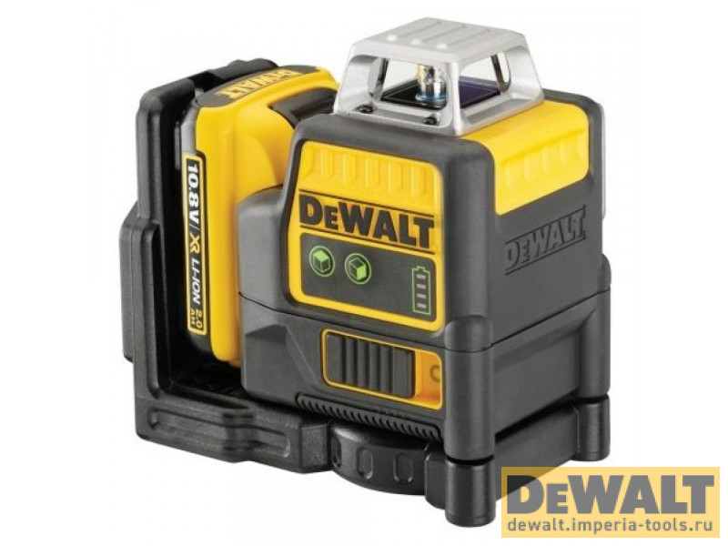 Самовыравнивающийся линейный ЗЕЛЕНЫЙ лазерный уровень DeWALT DCE0811D1G Самовыравнивающийся линейный ЗЕЛЕНЫЙ лазерный уровень DeWALT DCE0811D1G