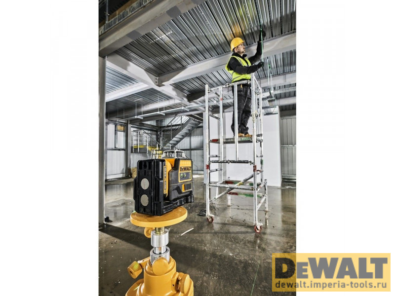 Самовыравнивающийся линейный ЗЕЛЕНЫЙ лазерный уровень DeWALT DCE0811D1G Самовыравнивающийся линейный ЗЕЛЕНЫЙ лазерный уровень DeWALT DCE0811D1G