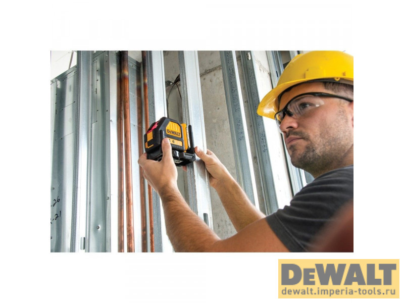 Самовыравнивающийся линейный КРАСНЫЙ лазерный уровень DeWALT DCE088D1R