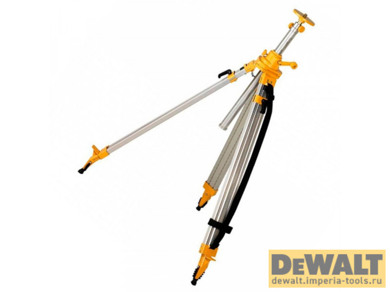 Алюминиевый штатив телескопический для лазерных уровней DeWALT DE0735 Алюминиевый штатив телескопический для лазерных уровней DeWALT DE0735