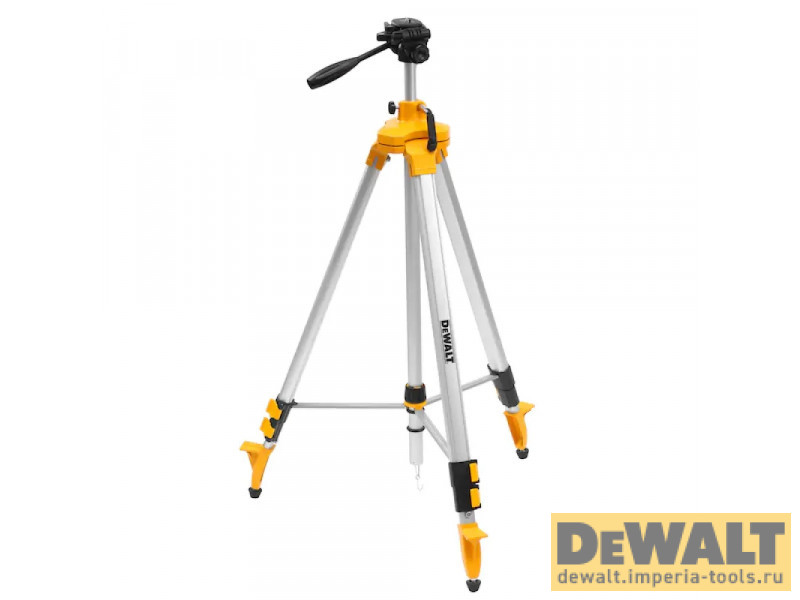 Алюминиевый штатив с усиленной конструкцией для лазерных уровней DeWALT DE0733 Алюминиевый штатив с усиленной конструкцией для лазерных уровней DeWALT DE0733