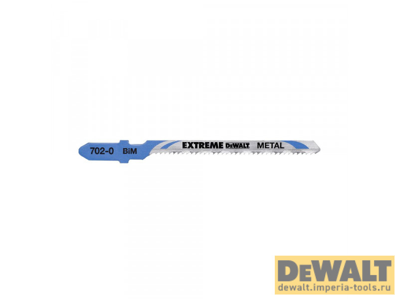 Пилка для лобзика DeWALT EXTREME DT2054, по металлу, BiM, 82 x 55 x 1.5 x 4 мм, T118EOF, 5 шт.