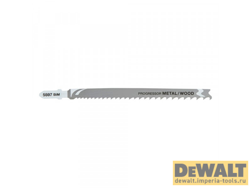 Пилка для лобзика DeWALT EXTREME DT2059, по дереву и металлу, BiM, Progressor. 132 x 101 x 2.4 - 5 мм, T345 XF, 5 шт. Пилка для лобзика DeWALT EXTREME DT2059, по дереву и металлу, BiM, Progressor. 132 x 101 x 2.4 - 5 мм, T345 XF, 5 шт.