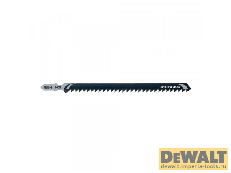 Пилка для лобзика DeWALT DT2169, по дереву из высокоуглеродистой стали, HCS, 152 x 116 x 4.0 x 100 мм, T344D, 5 шт.