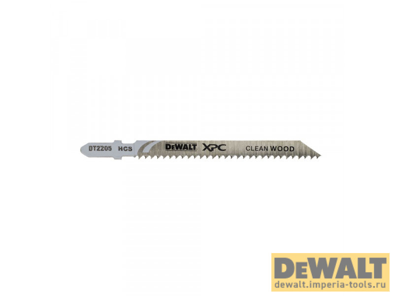 Пилка для лобзика DeWALT EXTREME PRECISION CUT DT2205, по дереву из высокоуглеродистой стали, HCS, 100 x 75 x 2.5 x 30 мм, T101B, 5 шт.