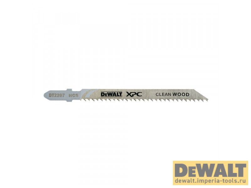 Пилка для лобзика DeWALT EXTREME PRECISION CUT DT2207, по дереву из высокоуглеродистой стали, HCS, 100 x 75 x 2.5 x 40 мм, T101BR, 5 шт.