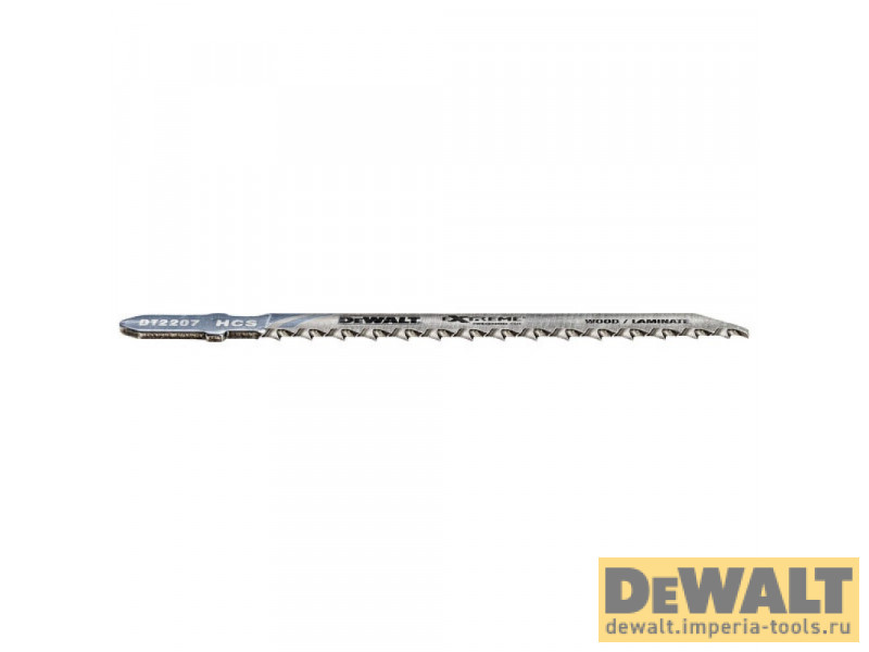 Пилка для лобзика DeWALT EXTREME PRECISION CUT DT2207, по дереву из высокоуглеродистой стали, HCS, 100 x 75 x 2.5 x 40 мм, T101BR, 5 шт.