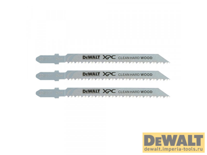 Пилка для лобзика DeWALT EXTREME PRECISION CUT DT2217, по дереву биметаллическая, BiM, 100 x 75 x 2.5 x 30 мм, T101BF, 3 шт.