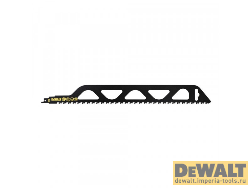 Полотно DeWALT DT2422, с карбид-вольфрамовыми зубьями для сабельной пилы S2243HM 457 мм Полотно DeWALT DT2422, с карбид-вольфрамовыми зубьями для сабельной пилы S2243HM 457 мм
