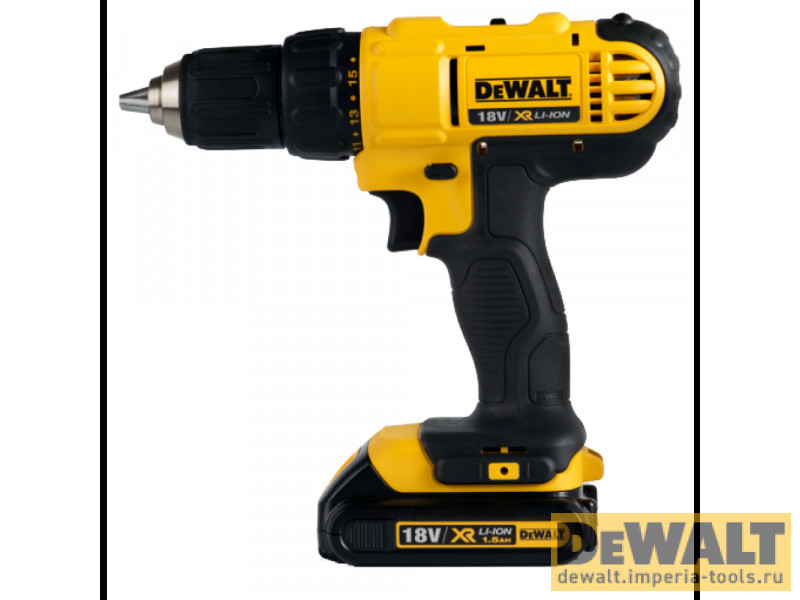 Аккумуляторная безударная дрель-шуруповерт DeWALT DCD771S2, кейс, 18В, 2 АКБ 1.5 Ач, ЗУ Аккумуляторная безударная дрель-шуруповерт DeWALT DCD771S2, кейс, 18В, 2 АКБ 1.5 Ач, ЗУ
