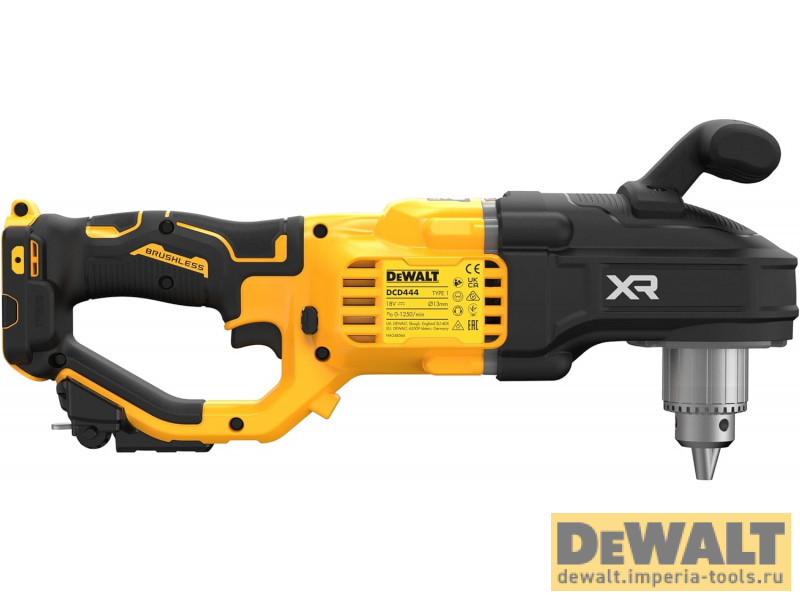 Аккумуляторная угловая дрель DeWALT DCD444N-XJ Аккумуляторная угловая дрель DeWALT DCD444N-XJ