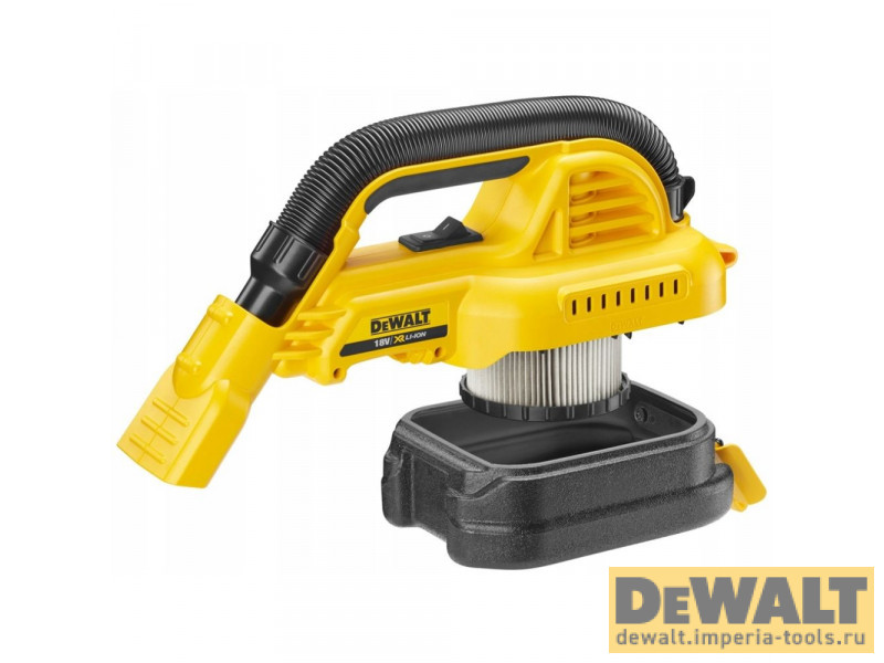 Аккумуляторный пылесос DeWALT для влажной и сухой уборки, XR 18 В, 1,9 л, 180 Вт, без АКБ и З/У, DCV517N Аккумуляторный пылесос DeWALT для влажной и сухой уборки, XR 18 В, 1,9 л, 180 Вт, без АКБ и З/У, DCV517N