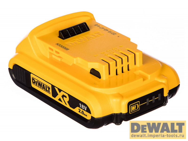 Аккумулятор DeWALT, Li-Ion, 18 B, 2 Ач, DCB183 Аккумулятор DeWALT, Li-Ion, 18 B, 2 Ач, DCB183