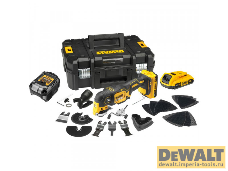 Аккумуляторный реноватор DEWALT DCS355D2, 18 В, 20000 кол/мин, с 2 АКБ 2 Ач и ЗУ, в кейсе TSTAK (DCS355D2-QW) Аккумуляторный реноватор DEWALT DCS355D2, 18 В, 20000 кол/мин, с 2 АКБ 2 Ач и ЗУ, в кейсе TSTAK (DCS355D2-QW)