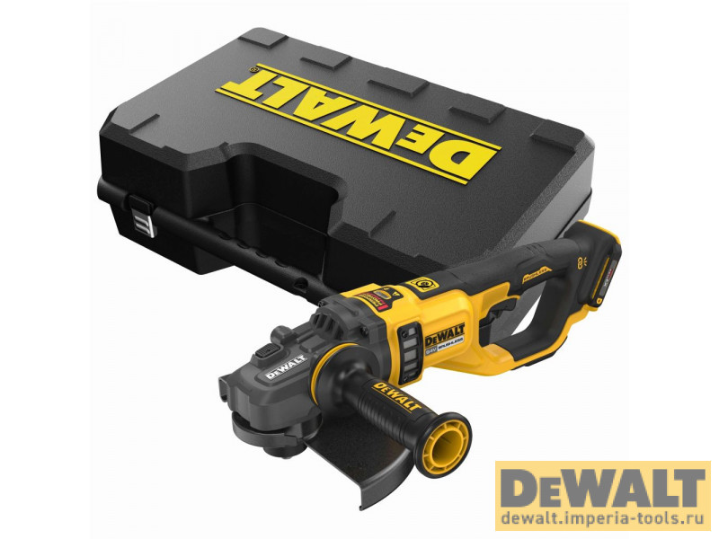 Аккумуляторная угловая шлифмашина DEWALT DCG460NK, 54 В, 230 мм, 6000 об/мин, без АКБ и ЗУ, в кейсе (DCG460NK-XJ) Аккумуляторная угловая шлифмашина DEWALT DCG460NK, 54 В, 230 мм, 6000 об/мин, без АКБ и ЗУ, в кейсе (DCG460NK-XJ)