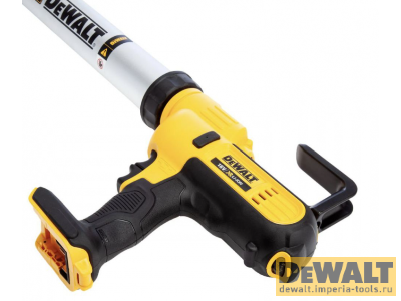 Аккумуляторный пистолет для герметика DeWALT 18 В, 2500 Н, 584 мм/мин, без АКБ и ЗУ, в кейсе Аккумуляторный пистолет для герметика DeWALT 18 В, 2500 Н, 584 мм/мин, без АКБ и ЗУ, в кейсе